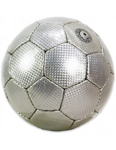 PELOTA BALONMANO PLATEADA 20CM