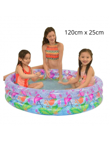 PISCINA REDONDA FLAMINGO 120X25CM