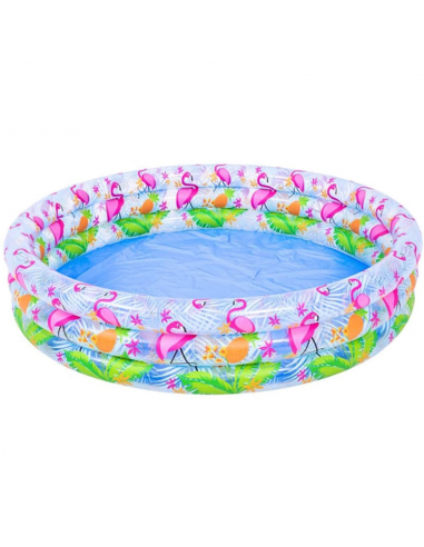 PISCINA REDONDA FLAMINGO 120X25CM