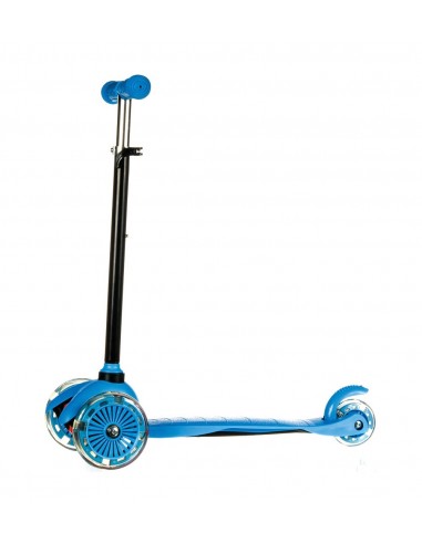 TRI-SCOOTER COLOR BLAU PATINET 3 RODES LLUMINOSES