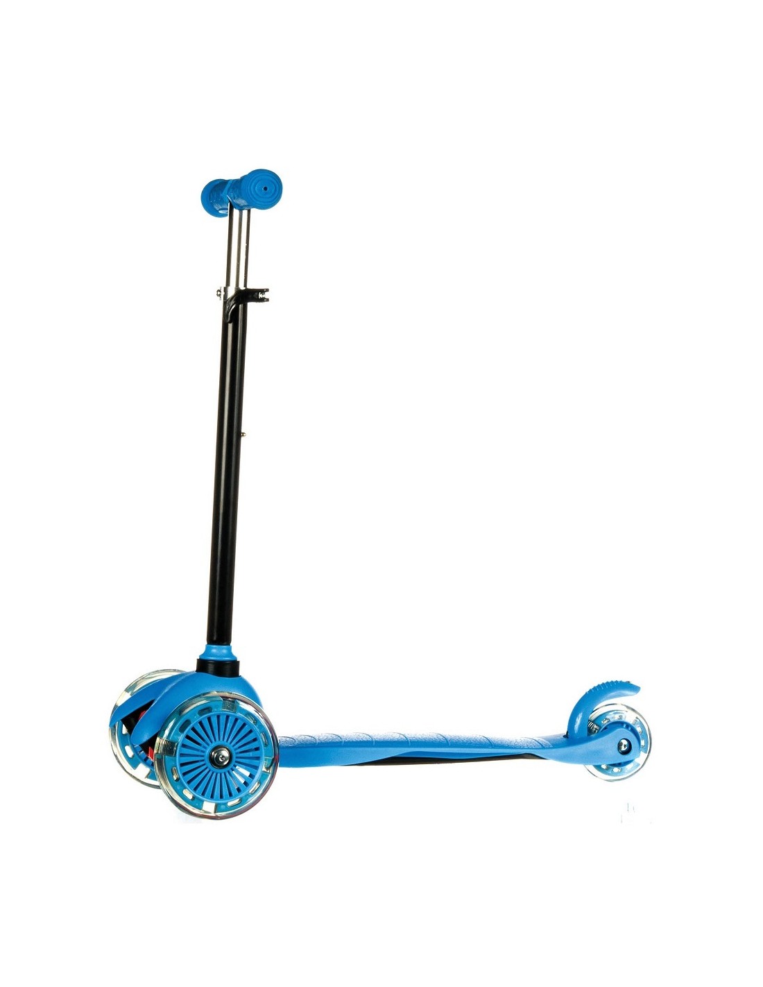 Patinete de tres ruedas azul