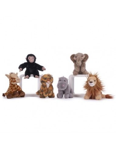 PACK 6 UNIDADES ECO ANIMALES DE AFRICA 15CM