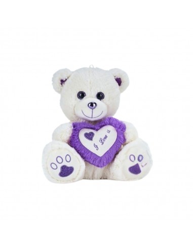 OSO 25CM CON CORAZÓN 3 COLORES OJOS...