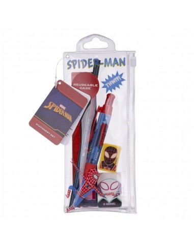 SET ESCOLAR SPIDERMAN 5 PCS