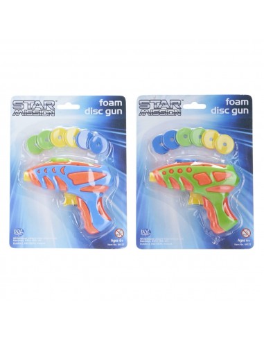 PISTOLA CON DISCOS FOAM 2 COLORES