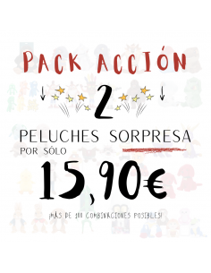 PACK ACCIÓ 2 PELUIXOS SORPRESA