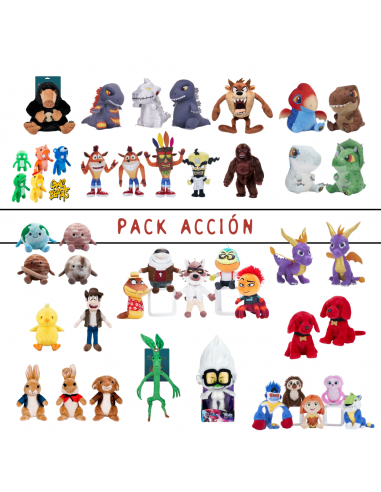 PACK ACCIÓ 2 PELUIXOS SORPRESA