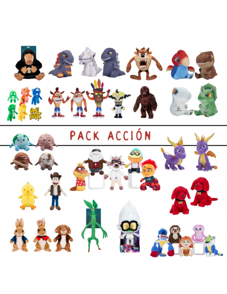 PACK ACCIÓ 2 PELUIXOS SORPRESA