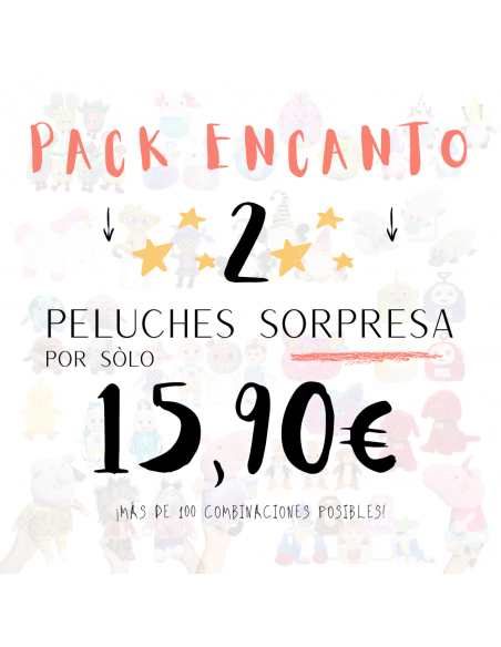 PACK ENCANTO 2 PELUCHES SORPRESA