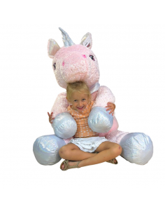 UNICORNI ROSA BRILLANT 130CM 2