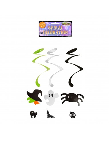 ESPIRALES HALLOWEEN 3 MODELOS 46CM