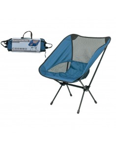 SILLA CAMPING PORTATIL AZUL