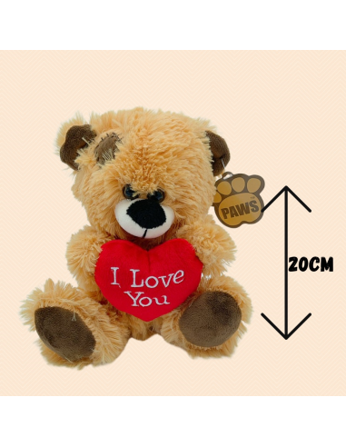 OSO VALENTIN CON CORAZÓN I LOVE YOU...