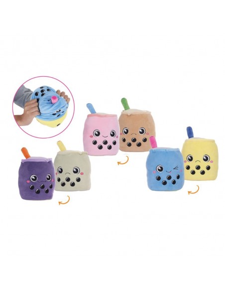 BUBBLE TEA REVERSIBLE 17CM 6 COLORES