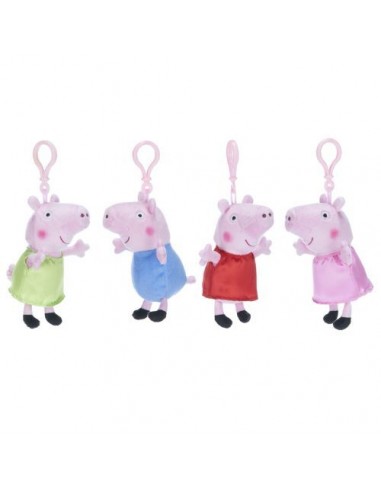 CLAUER CLIP ON PEPPA PIG 11CM 4 MODELS