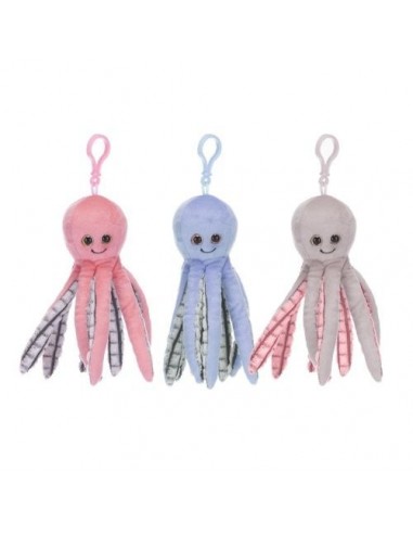LLAVERO PULPO 3 COLORES 6.5CM