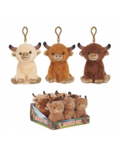 CLIP ON HIGHLAND COWS 14CM...