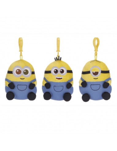 LLAVERO MINION BAG CLIP 10CM 3 MODELOS
