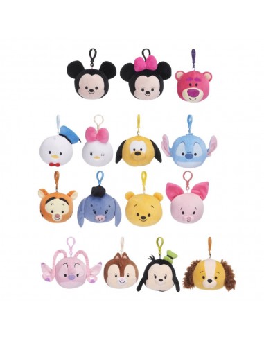 LLAVERO DISNEY CABEZA 9CM BAG CLIP