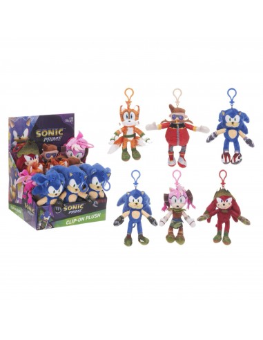 SONIC PRIME BAGCLIP 18CM 6 MODELS