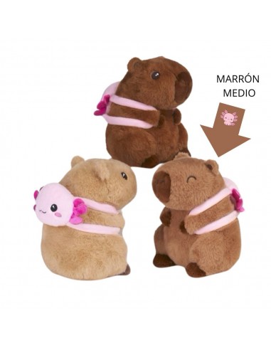 CAPIBARA 21CM CON MOCHILA 2 MODELOS