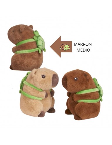 CAPIBARA 21CM CON MOCHILA 2 MODELOS