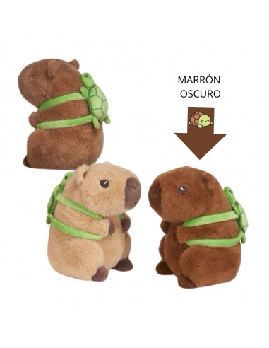 CAPIBARA 21CM CON MOCHILA 2 MODELOS