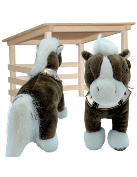 CAVALL MARRO FOSC AMB COLLAR 30CM